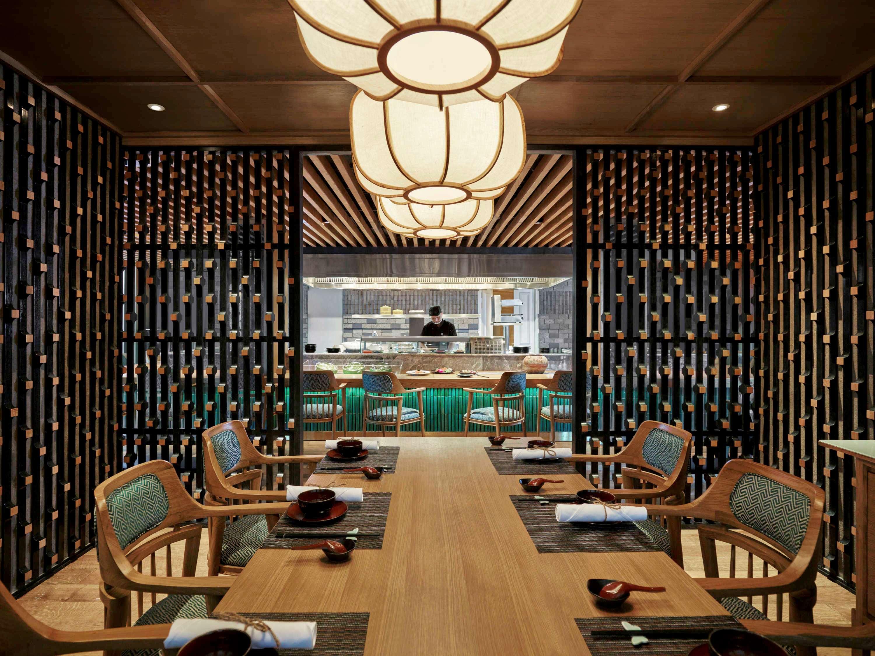 Hôtel Perle d'Orient Cat Ba - MGallery Chan Chau Buitenkant foto The interior of the restaurant